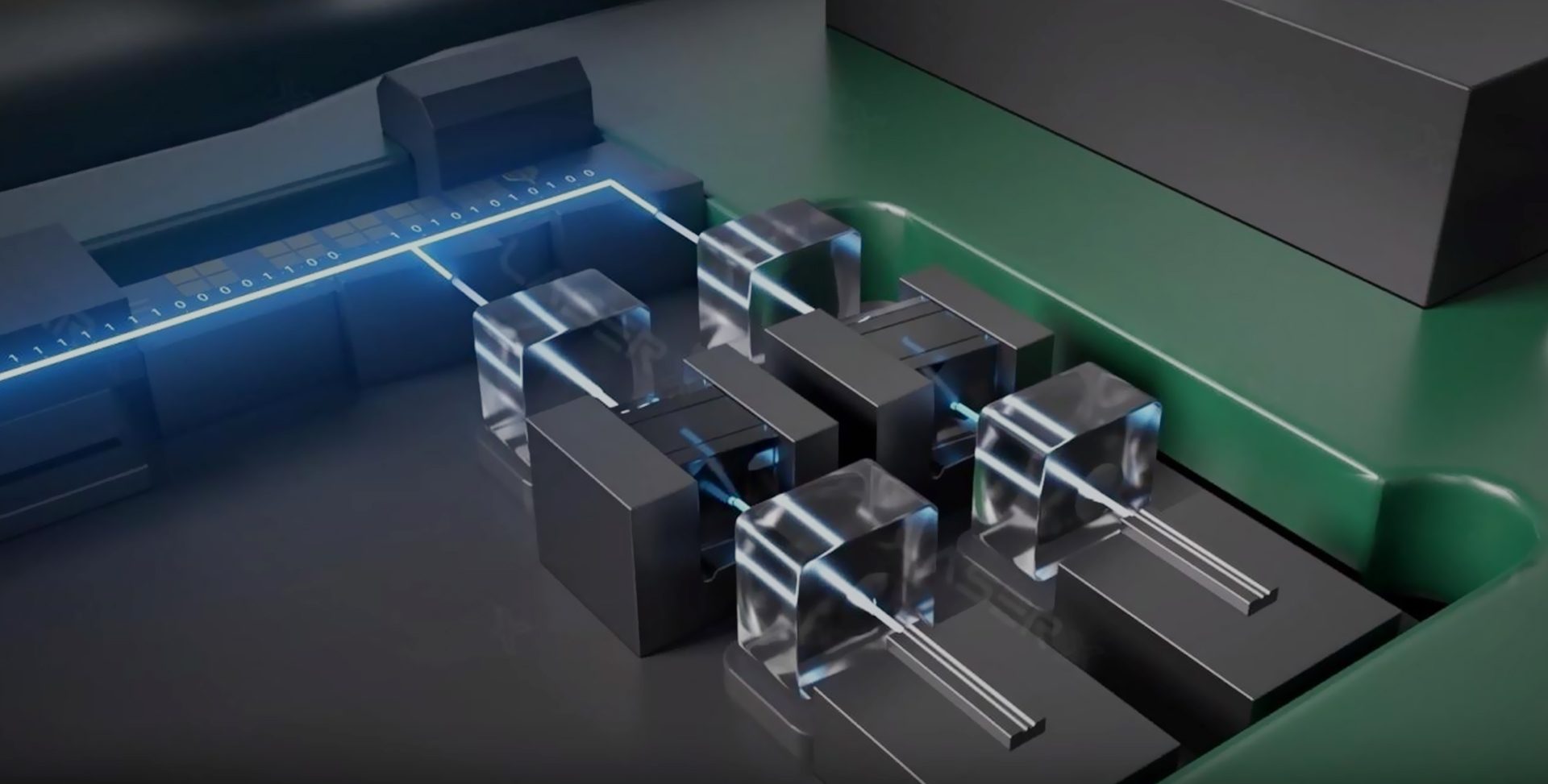 Fiber Optic Communication Optical Path Coupling