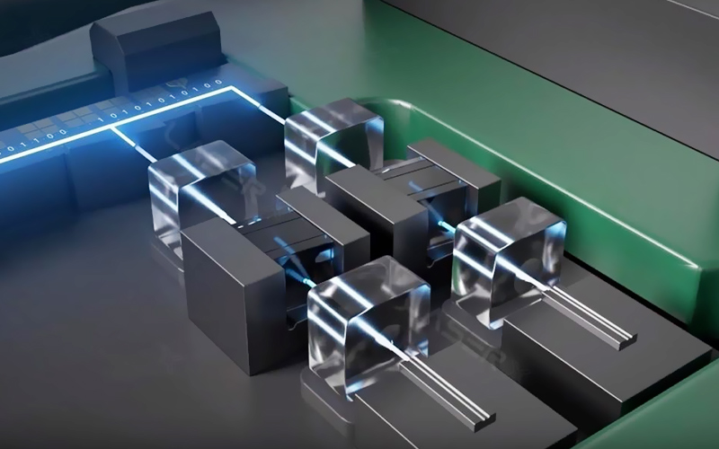 Fiber Optic Communication Optical Path Coupling